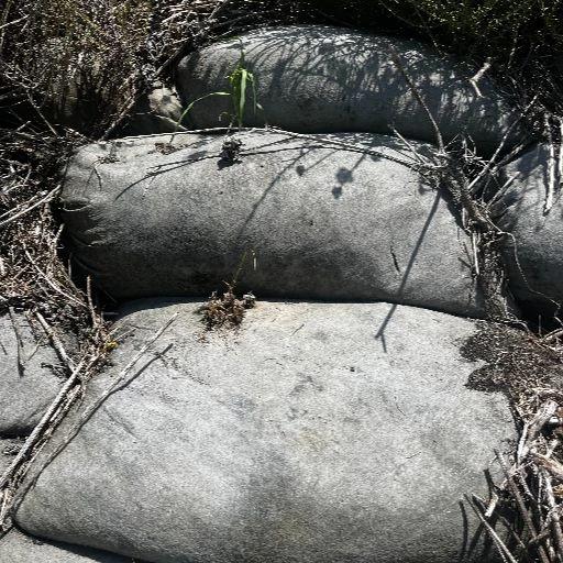 Premium geotextile sandbag in excellent condition