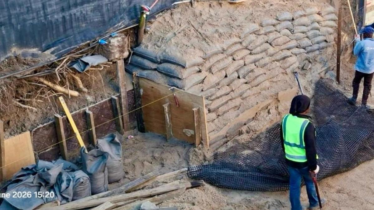 F34 Geotextile Sandbags for Flood Protection