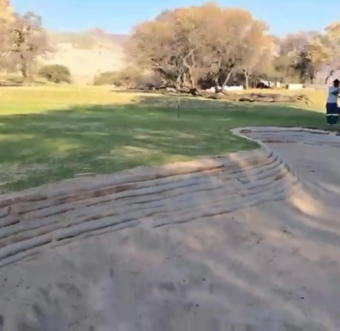 Golf Course Bunker Reinforcement with Tube Sandbags